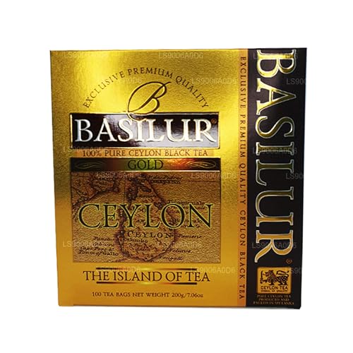 BASILUR Island of Tea Gold schwarzer Tee 100x2g von Basilur