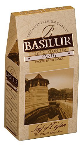 BASILUR Leaf of Ceylon Kandy FBOP schwarzer Tee 100g von Basilur