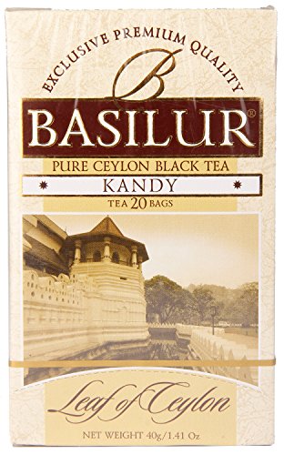 BASILUR Leaf of Ceylon Kandy schwarzer Tee 20x2g von Basilur