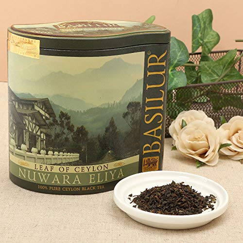 BASILUR Leaf of Ceylon Nuwara Eliya Schwarzer Tee Dose 100g von Basilur