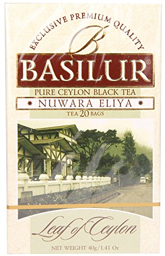 BASILUR Leaf of Ceylon Nuwara Eliya schwarzer Tee 20x2g von Basilur