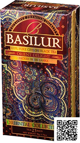 BASILUR Orient Delight Schwarzer Tee 25x2g von Basilur