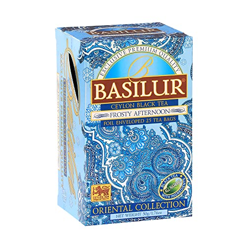 BASILUR Orient Frosty Afternoon schwarzer Tee 20x2g von Basilur