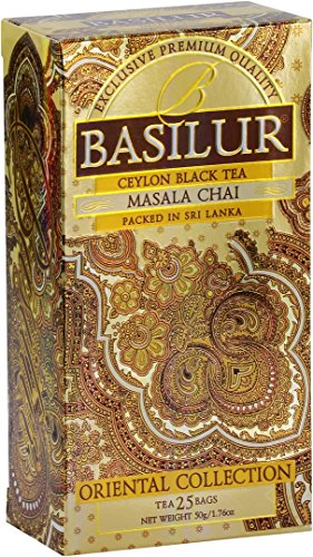 BASILUR Orient Massala Chai Schwarzer Tee 25x2g von Basilur