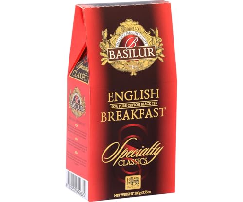 BASILUR Specialty English Breakfast Schwarzer Tee 100g von Basilur