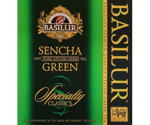 BASILUR Specialty Sencha grüner Tee 50x1,5g von Basilur