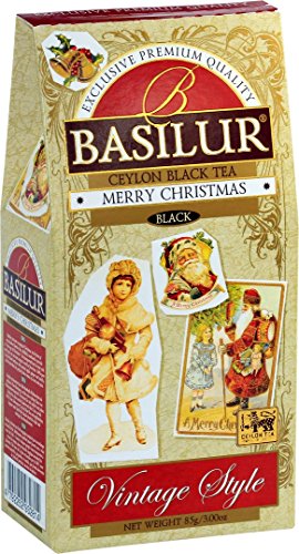 BASILUR Vintage Merry Christmas Schwarzer Tee 85g von Basilur