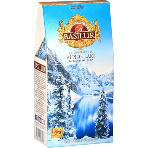 Basilur-ALPINE LAKE Kegel 75 g Ceylon-Schwarztee von Basilur