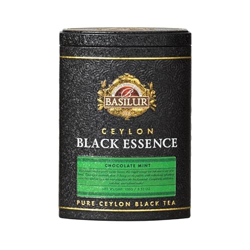 Basilur-BLACK ESSENCE - CHOCOLATE MINT Dose - 100 g von Basilur