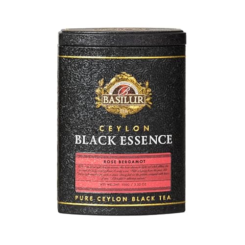 Basilur-BLACK ESSENCE - ROSE BERGAMOT Dose - 100 g von Basilur