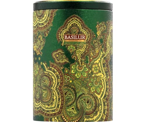 Basilur Green Tea Grüner Tee "Marokkanische Minze" Geschenkdose von Basilur