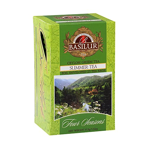 Basilur Green Tea "Sommertee" Aufgußbeutel von Basilur