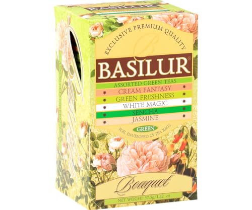 Basilur Grüner Tee Assorted (5x4x2g) von Basilur