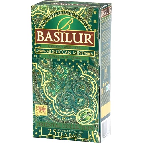 Basilur-MOROCCAN MINT in Säckchen 25 x 1,5 g von Basilur