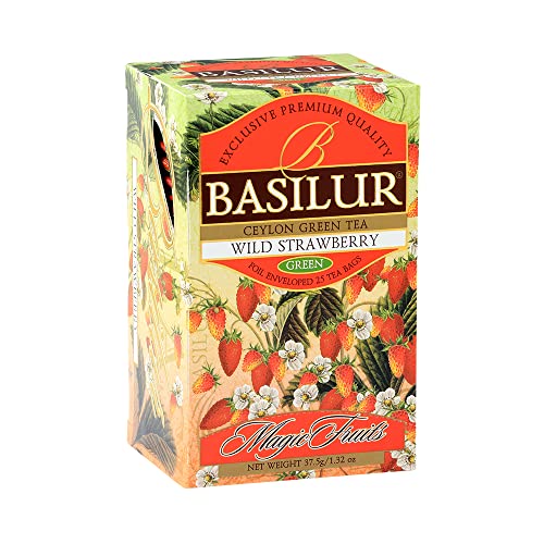 Basilur Magic Wild Strawberry Grűner Tee 20x1,5 g von Basilur