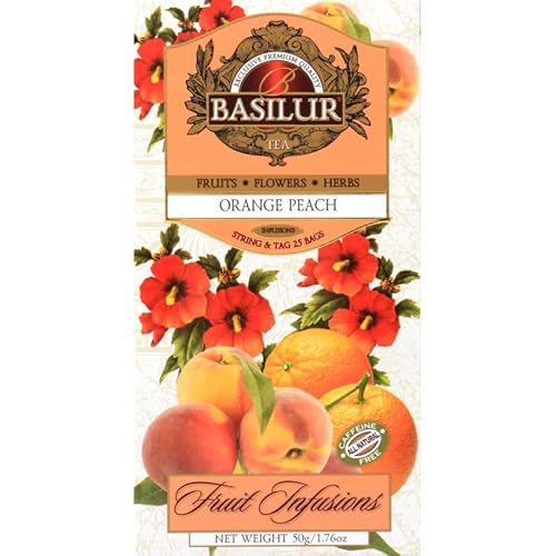 Basilur-ORANGE PEACH Sachets 25x2g von Basilur