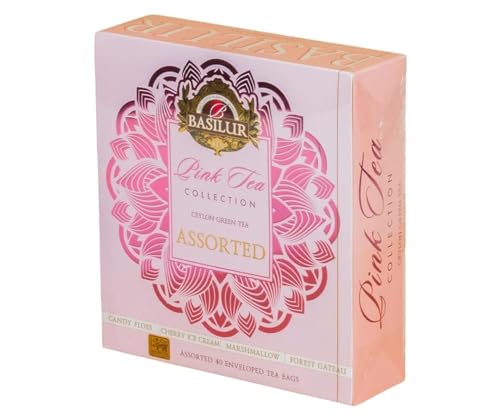 Basilur-PINK TEA Teebeutel-Set - 40 x 1,5 g von Basilur