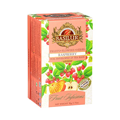 Basilur -RASPBERRY umhüllte Beutel 25 x 2 g von Basilur