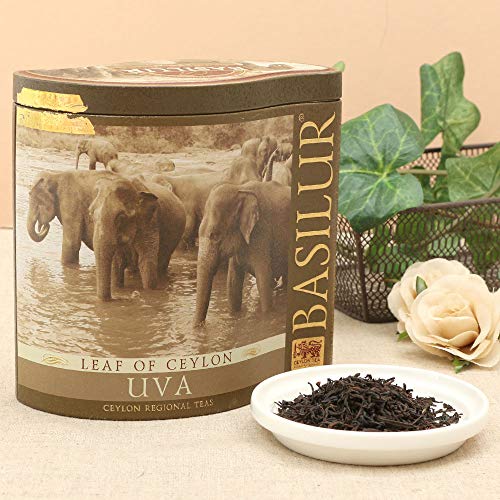 Basilur Schwarzer CeylonHochlandtee "Uva", 1er Pack (1 x 100 g) von Basilur