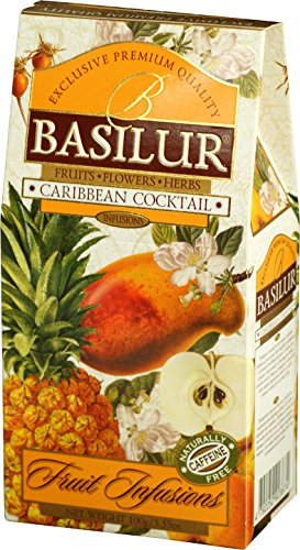 Basilur Tea Fruit Infusions Caribbean Cocktail Loose Tea Pack (1 x 100 g) von Basilur