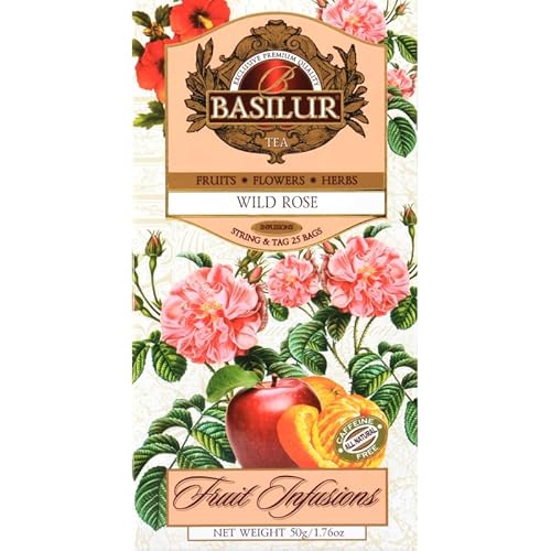 Basilur-WILD ROSE Beutel 25x2g von Basilur