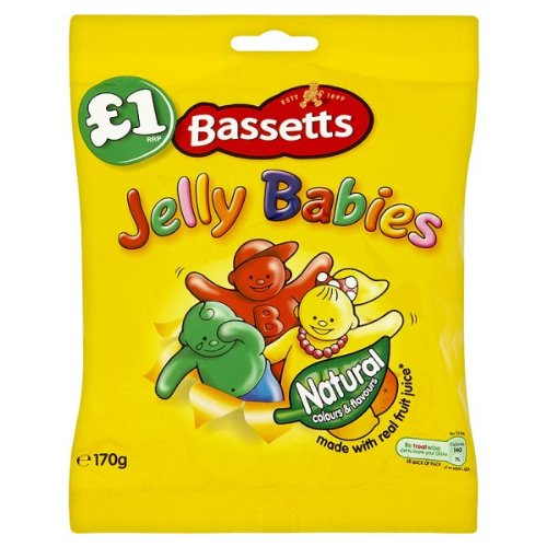 Bassett s Jelly Babies 170 g, 12 Stück von Bassett