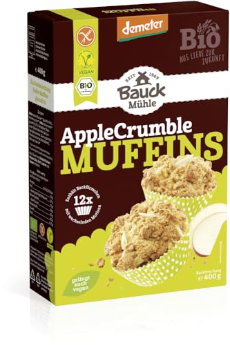 Apple Crumble Muffins Demeter, gf 18 x 400 gr von Bauckhof