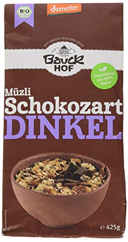 Bauck HOF DinkelMüsli Schokozart, 425g (1er Pack) von Bauckhof