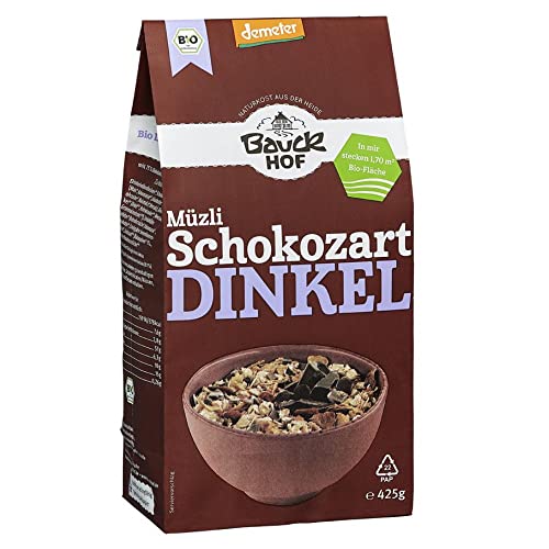 Bauck HOF DinkelMüsli schokozart, 4er Pack (4 x 425 g) von Bauckhof