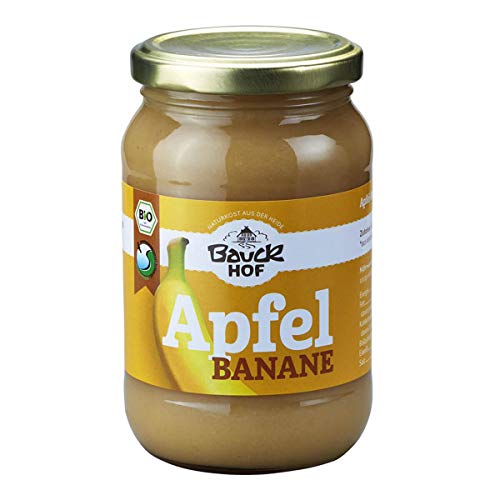 Bauckhof - Apfel-Bananenmark ungesüßt Bio - 360 g - 12er Pack von Bauckhof