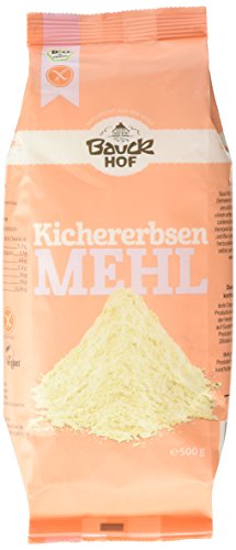 Bauckhof Bio Kichererbsenmehl, 6er Pack (6 x 500 g) von Bauckhof