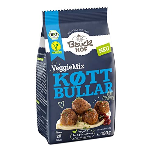 Bauckhof Bio-VeggieMix, Köttbullar, 180g (24 x 180g) von Bauckhof