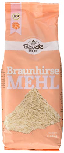 Bauckhof Braunhirsemehl, 6er Pack (6 x 425 g Tüte) - Bio von Bauckhof