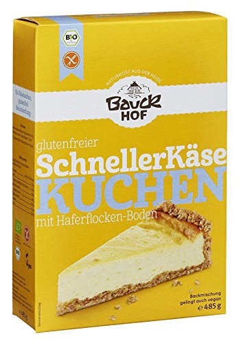 Bauckhof Der schnelle Käsekuchen glutenfrei, 3er Pack (3 x 485 g) - Bio von Bauckhof