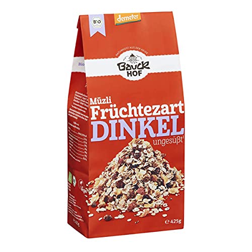 Bauckhof - Dinkel Müzli Früchtezart Demeter - 0,425 kg - 8er Pack von Bauckhof