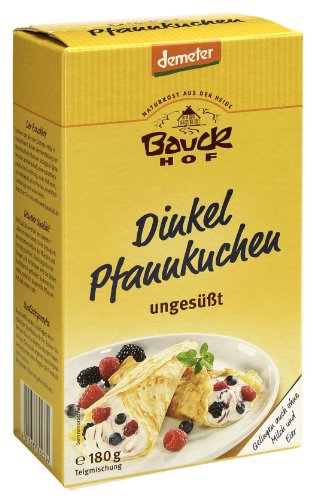 Bauckhof Dinkel-Pfannkuchen Demeter, 6er Pack (6 x 180 g) von Bauckhof