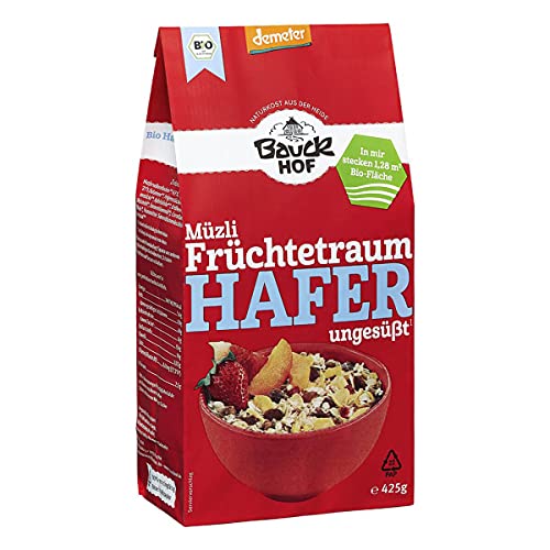 Bauckhof - Hafer Müzli Früchtetraum Demeter - 0,425 kg - 8er Pack von Bauckhof