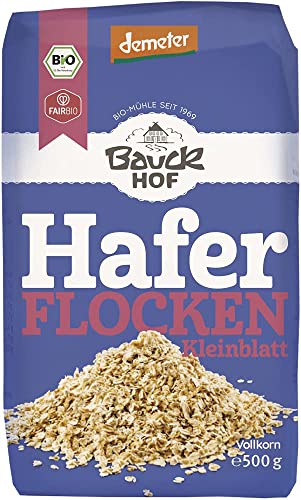 Bauckhof Haferflocken Kleinblatt Demeter, 1er Pack (1 x 500 g) von Bauckhof