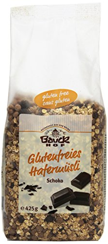 Bauckhof Hafermüsli Schoko glutenfrei, 4er Pack (4 x 425 g) - Bio von Bauckhof