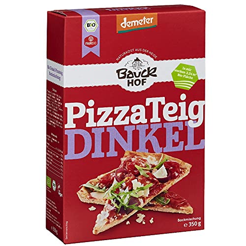 Bauckhof Pizzateig Dinkel Demeter, 6er Pack (6 x 350 g) von Bauckhof