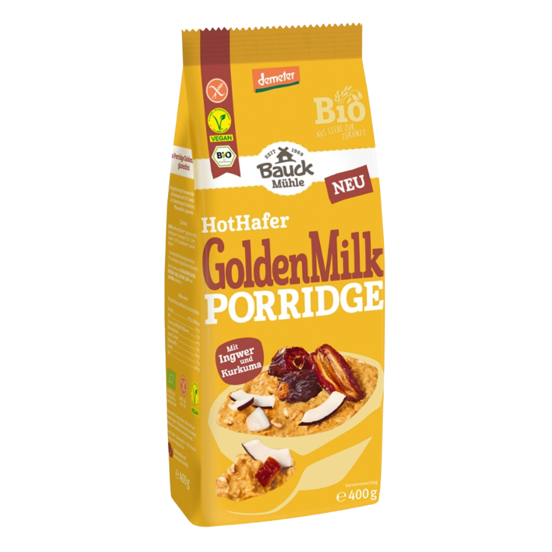 Bio Hot Hafer Golden Milk Porridge, 400g von Bauckhof