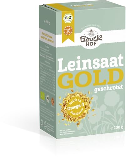 Gold-Leinsaat geschrotet glutenfrei Bio von Bauckhof