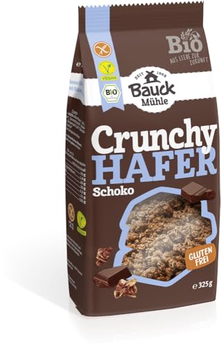 Hafer Crunchy Schoko gf Bio 12 x 325 gr von Bauckhof