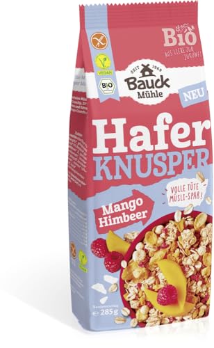 Hafer Knusper Müsli Mango Himbeere Bio gf 6 x 285 gr von Bauckhof