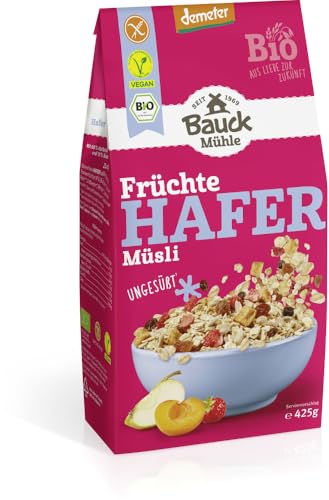 Hafer Müsli Früchte glutenfrei Demeter von Bauckhof