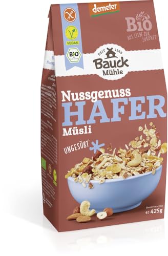 Hafer Müsli Nussgenuss Demeter glutenfrei von Bauckhof