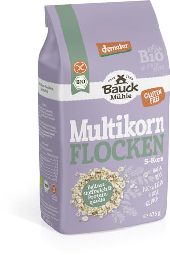 Multiflocken 5-Korn Demeter glutenfrei 12 x 475 gr von Bauckhof