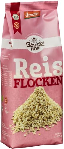 Reisflocken Vollkorn glutenfrei Demeter 2 x 475 gr von Bauckhof