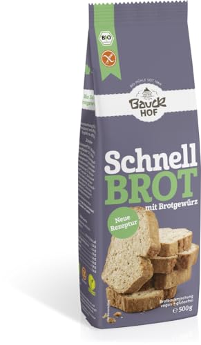 Schnellbrot mit Brotgewürz glutenfrei Bio von Bauckhof