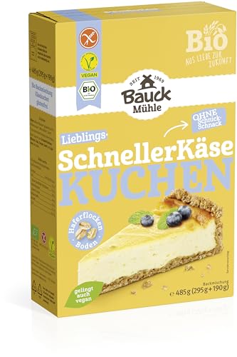 Schneller Käsekuchen glutenfrei Bio von Bauckhof